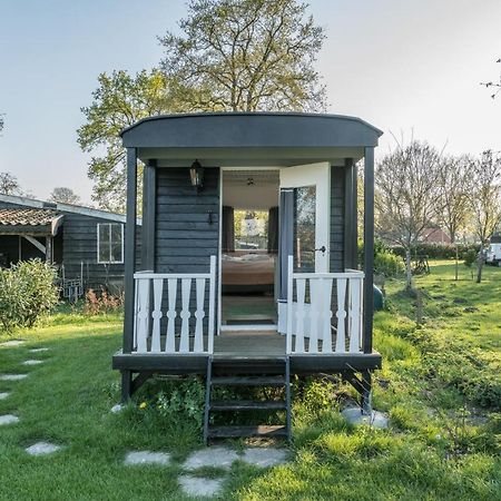 Pipowagen Elsebein Groningen Westerwolde Unieke Ligging Met Eigen Tuin En Vrij Uitzicht Over Veld Naar Natuurgebied Onstwedde Eksteriør billede