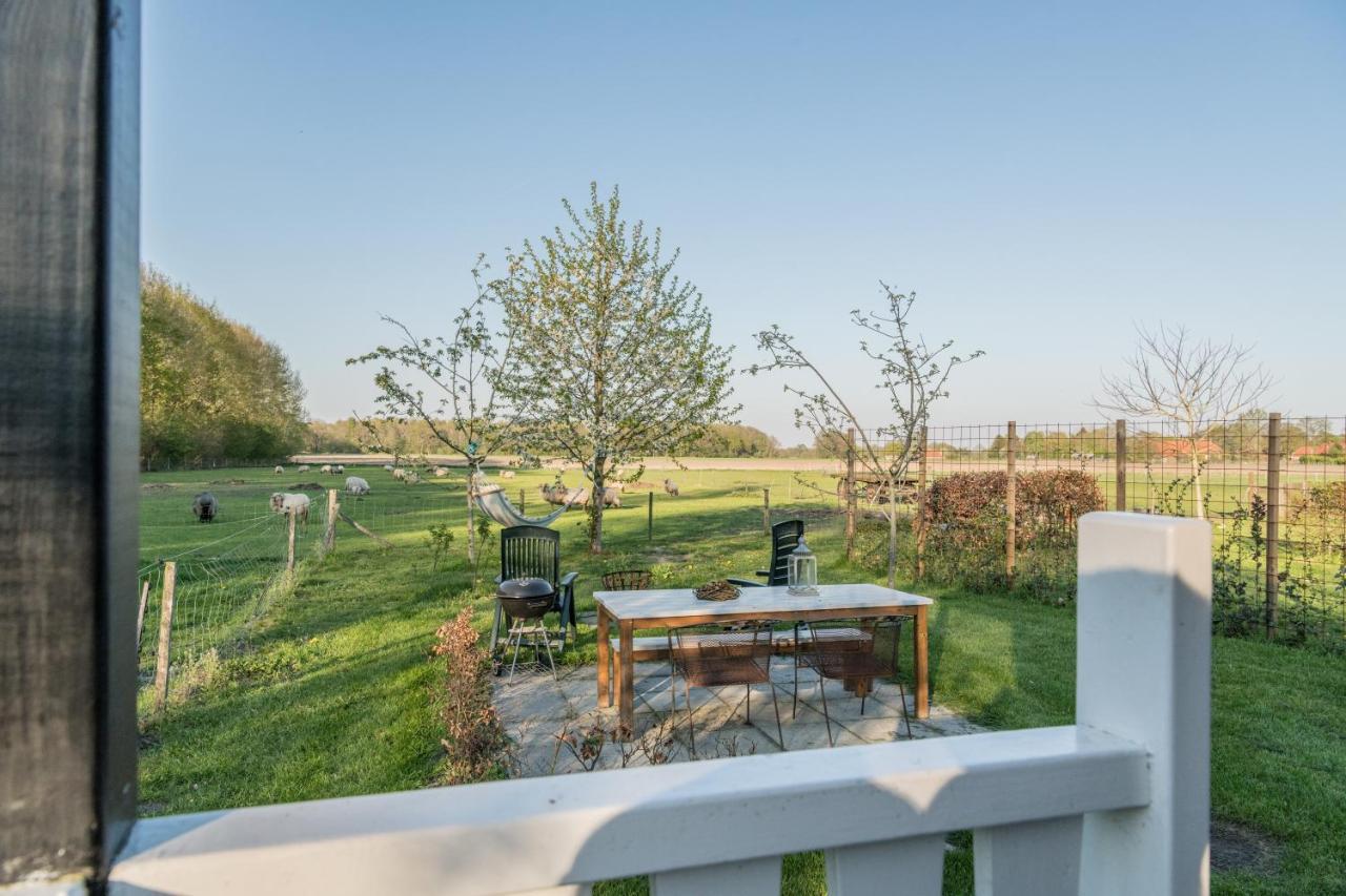 Pipowagen Elsebein Groningen Westerwolde Unieke Ligging Met Eigen Tuin En Vrij Uitzicht Over Veld Naar Natuurgebied Onstwedde Eksteriør billede